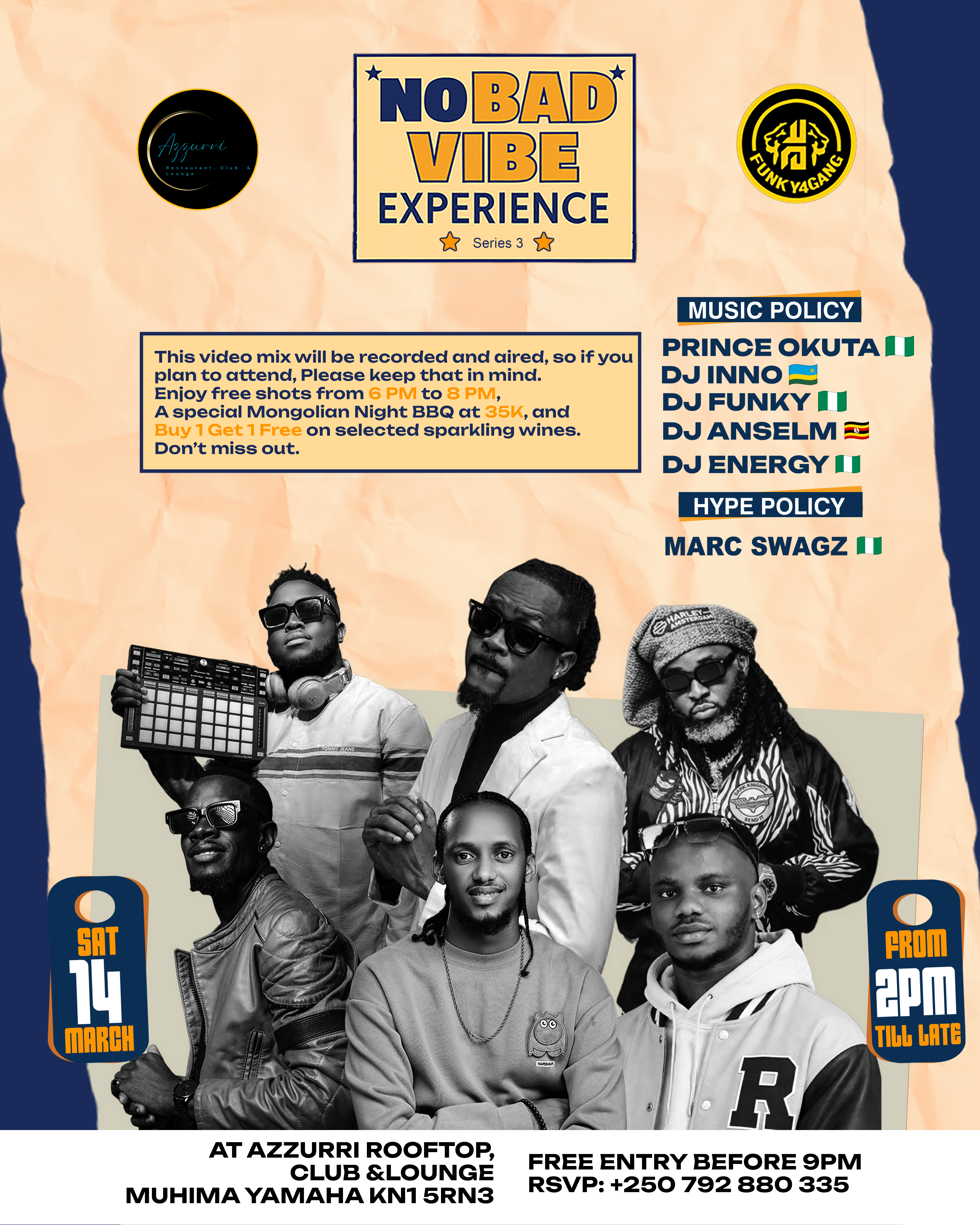 No Bad Vibes Experience Series 3